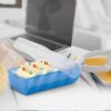 Croco Index Card Box A7 Translucent-Grey