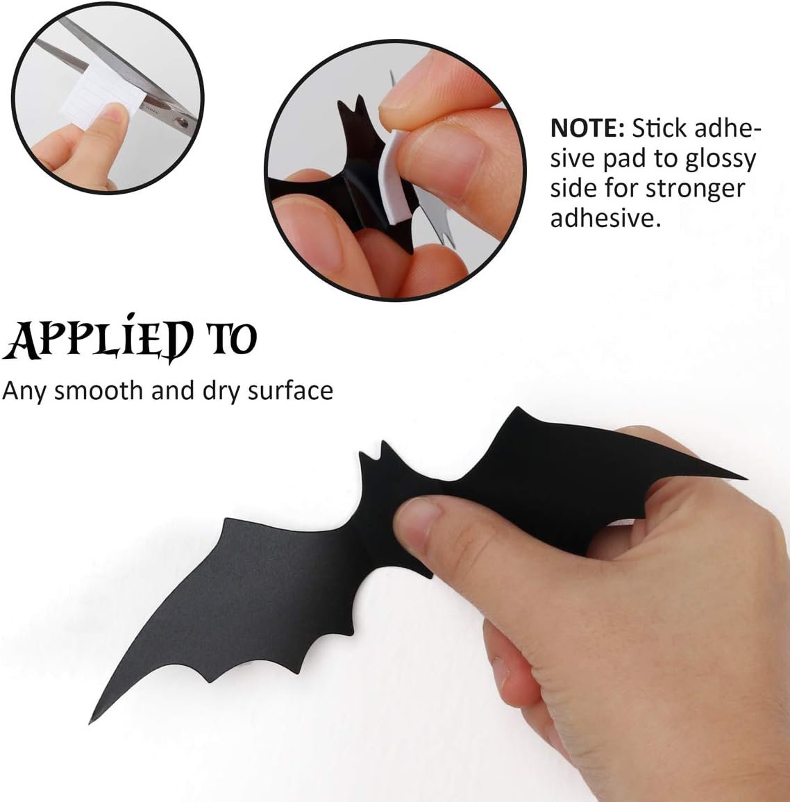 Coogam Halloween Bats Decoration