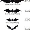 Coogam Halloween Bats Decoration