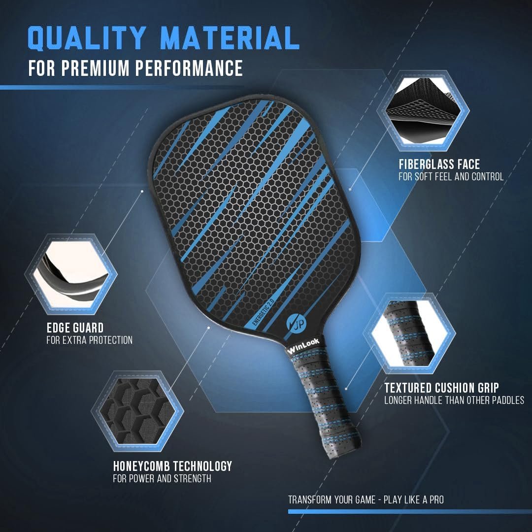 JP WinLook Premium Pickleball Paddles Set