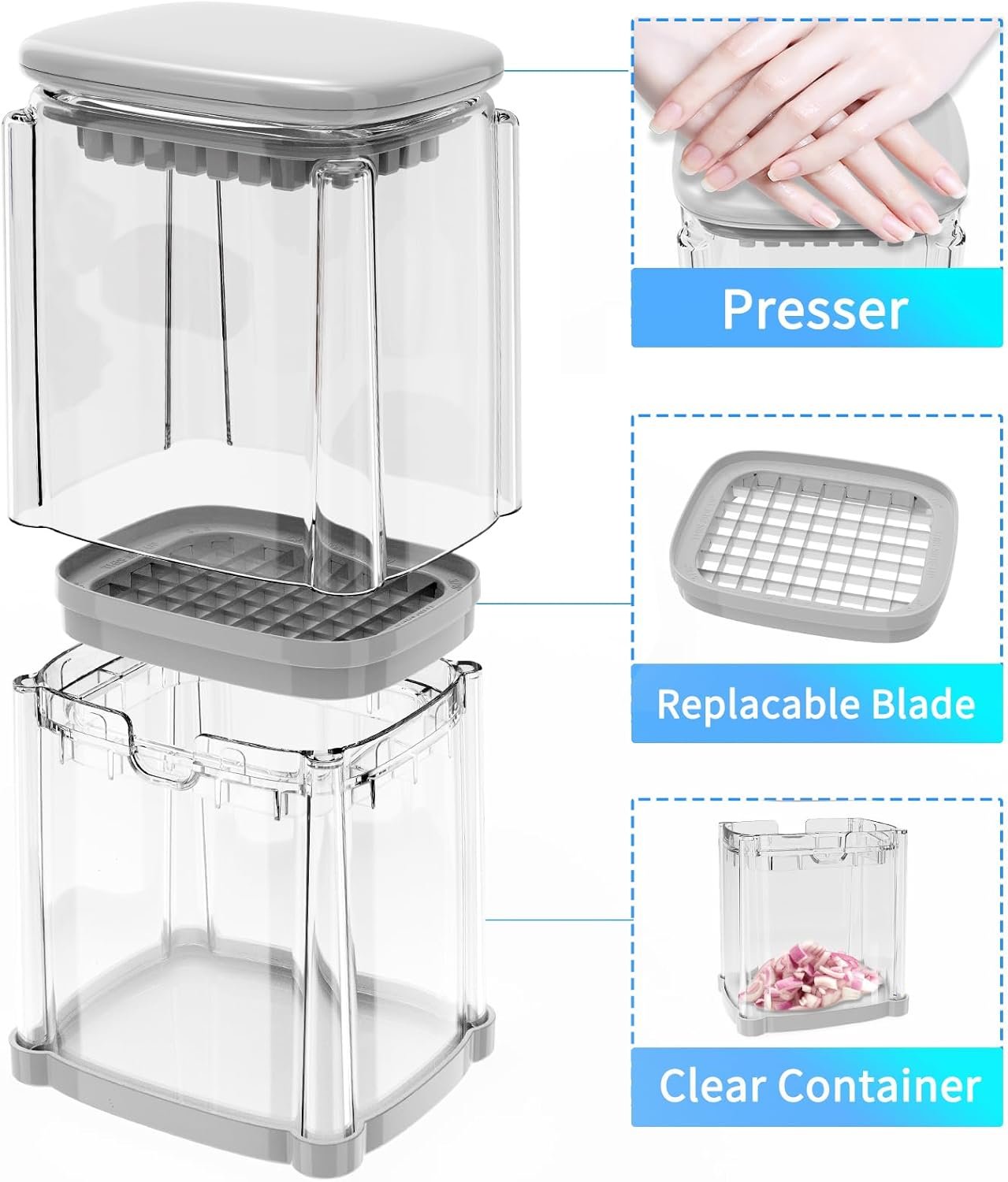 French Cutter 4-in-1 Dicer Chop Box