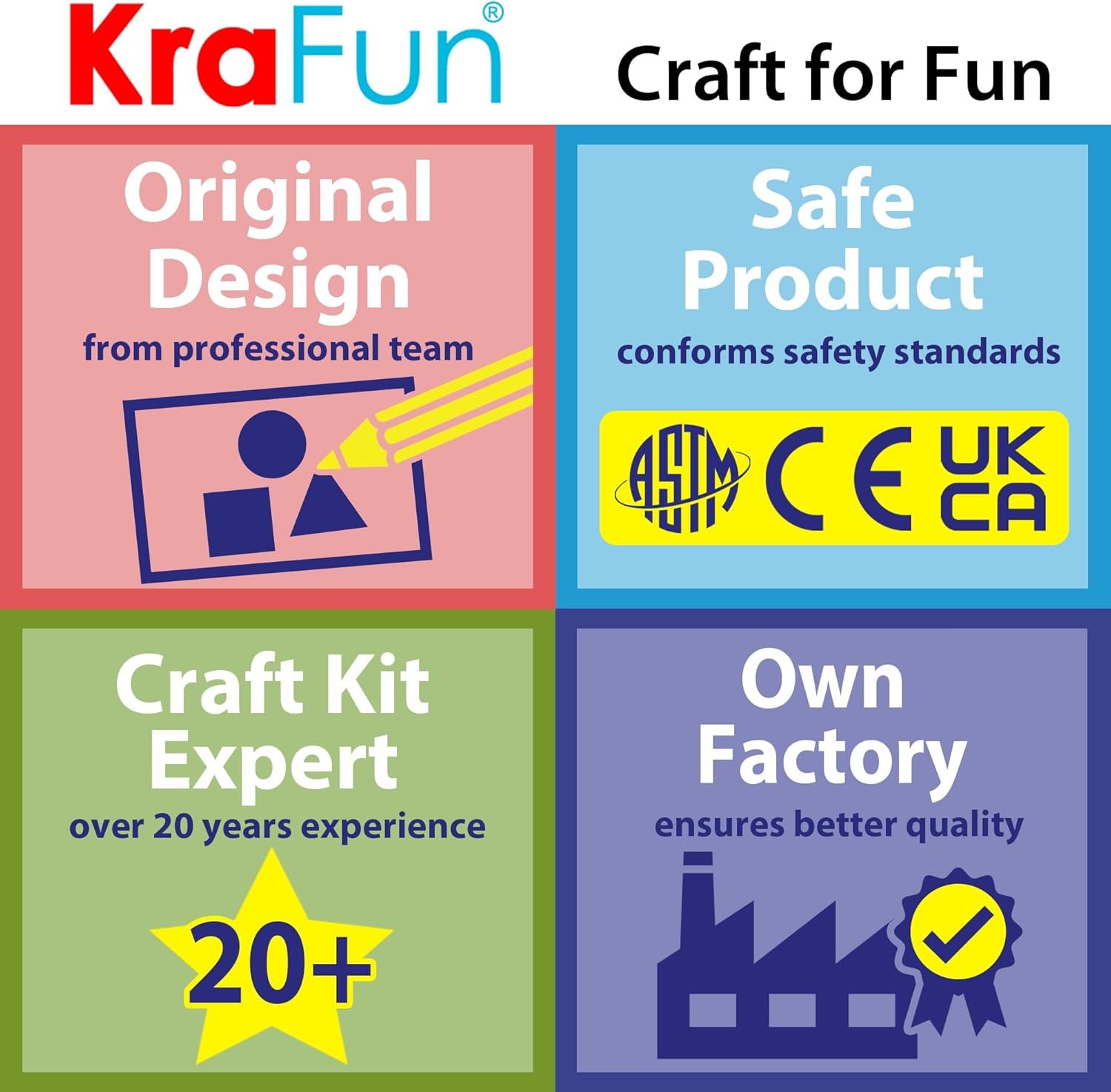 KRAFUN My First Sewing Kit
