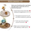 Hanobe Decorative Serving Tray Wood