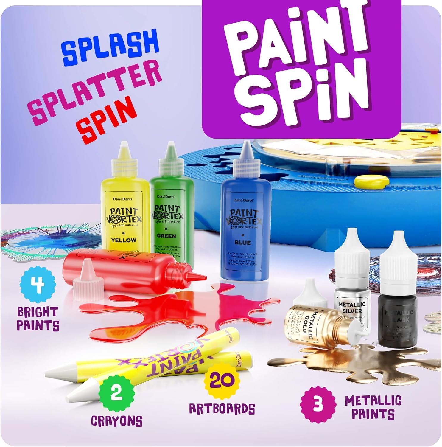 Paint Spin Art Machine Kit