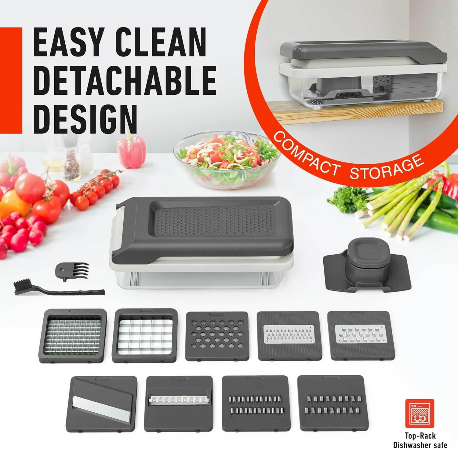 Mueller Vegetable Chopper 9 Blade