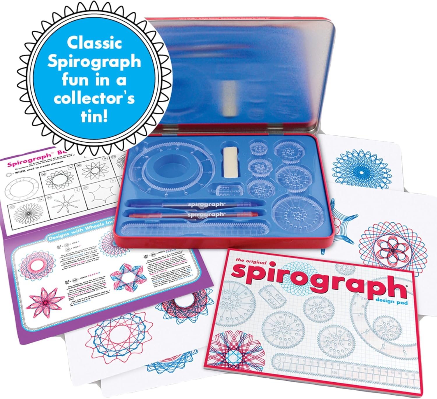 Spirograph Design Set Collectors Tin
