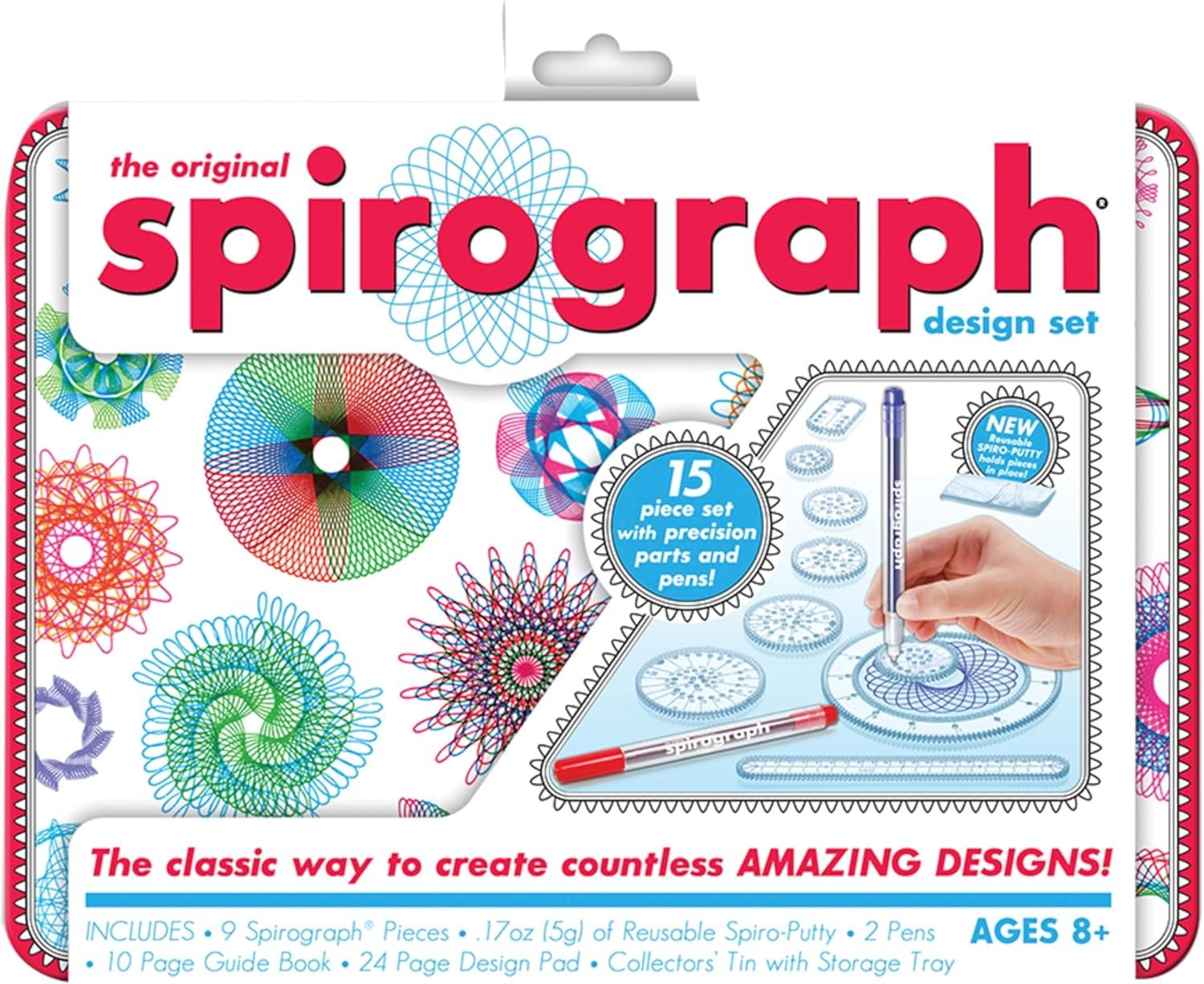 Spirograph Design Set Collectors Tin