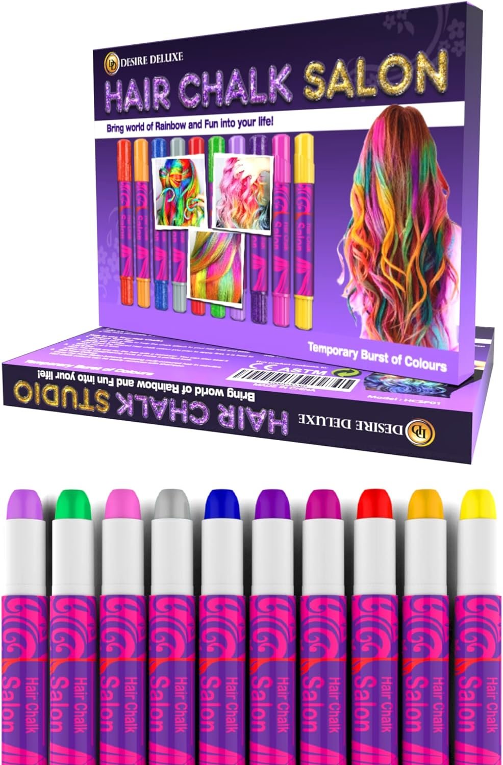 Desire Deluxe Hair Chalk for Girls