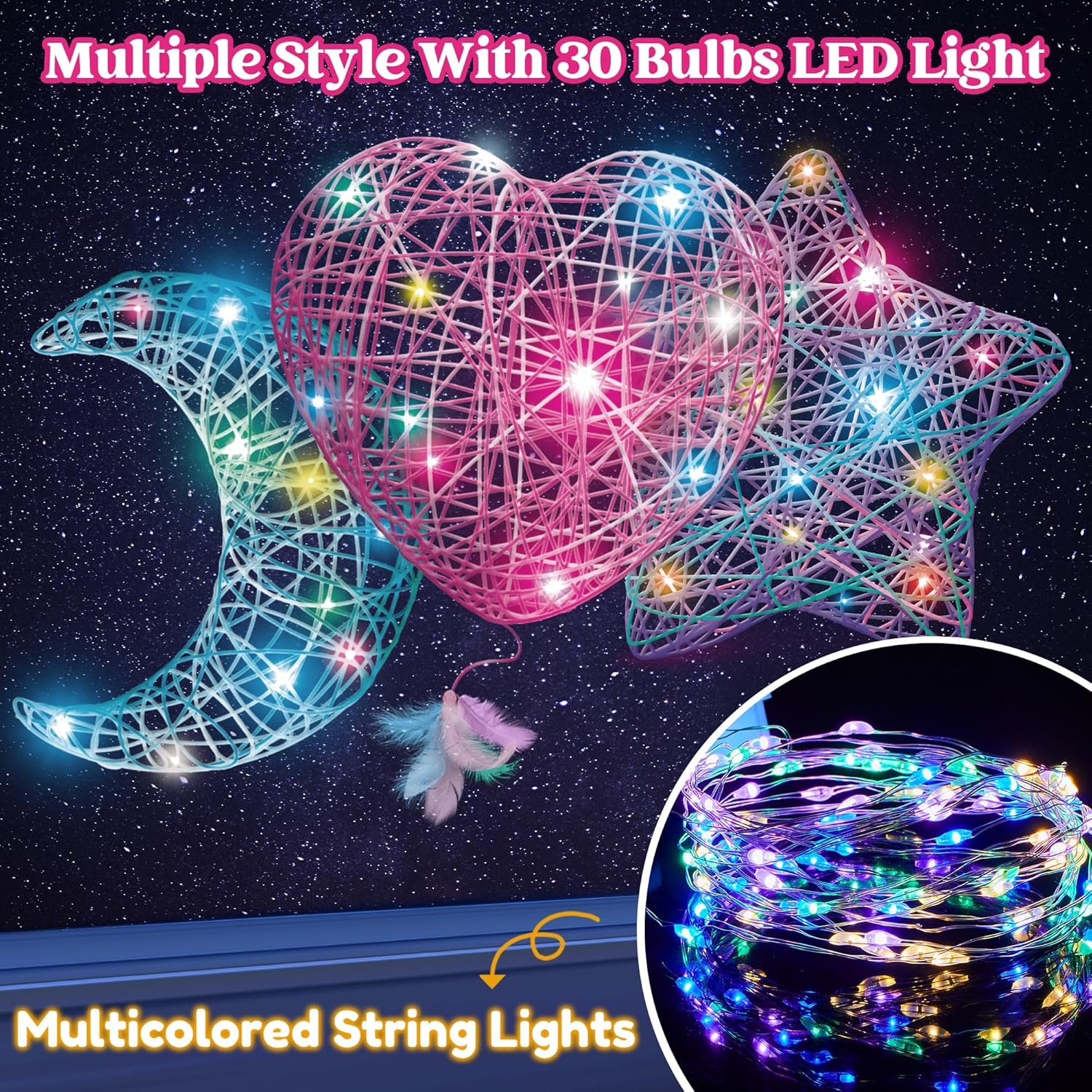 Klever Kits 3D String Art Kit