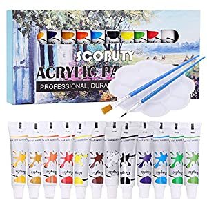Acrylic Paint Set Perfect for Canvas